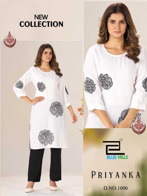 Blue Hills Priyanka Rayon Kurti Catalog 6 Pcs - Image 2