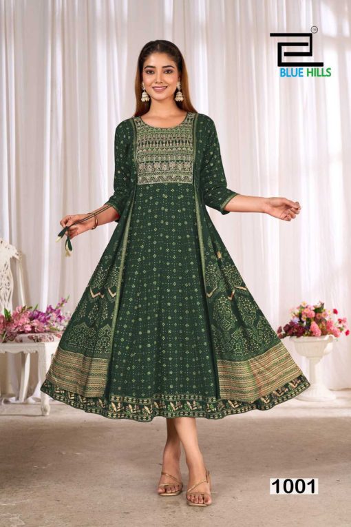 Blue Hills Sreeleela Rayon Kurti Catalog 4 Pcs - Image 2