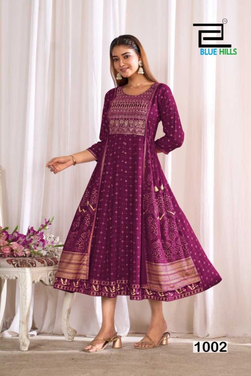 Blue Hills Sreeleela Rayon Kurti Catalog 4 Pcs - Image 3