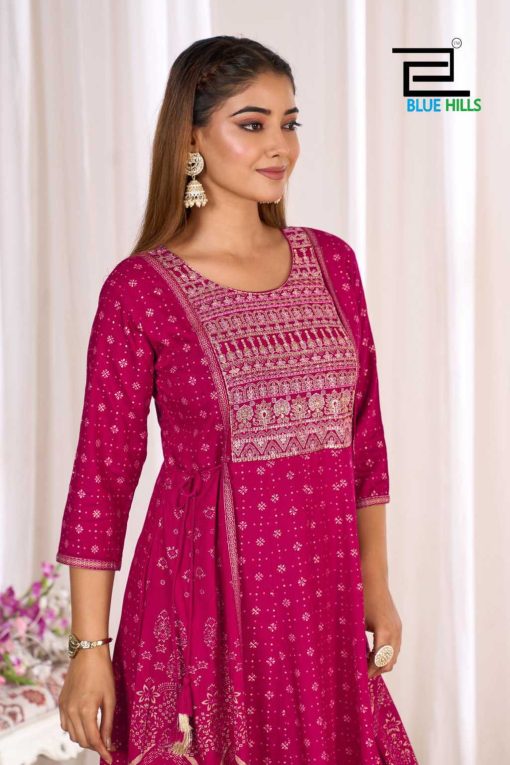 Blue Hills Sreeleela Rayon Kurti Catalog 4 Pcs - Image 6