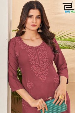 Blue Hills Supriya NX Rayon Kurti Catalog 6 Pcs
