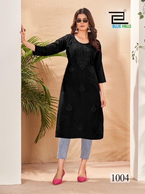 Blue Hills Supriya NX Rayon Kurti Catalog 6 Pcs - Image 8