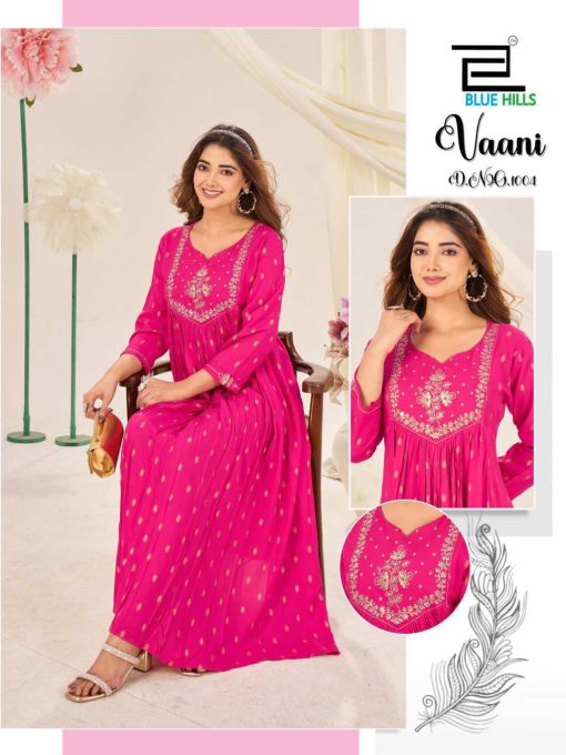 Blue Hills Vaani Rayon Kurti Catalog 4 Pcs - Image 2