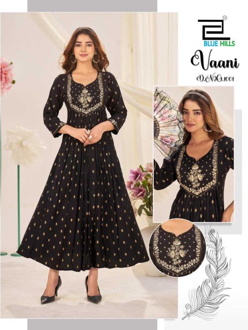 Blue Hills Vaani Rayon Kurti Catalog 4 Pcs - Image 5