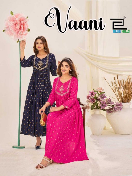 Blue Hills Vaani Rayon Kurti Catalog 4 Pcs - Image 6