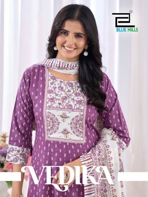 Blue Hills Vedika Kurti with Dupatta Bottom Rayon Catalog 4 Pcs - Image 2