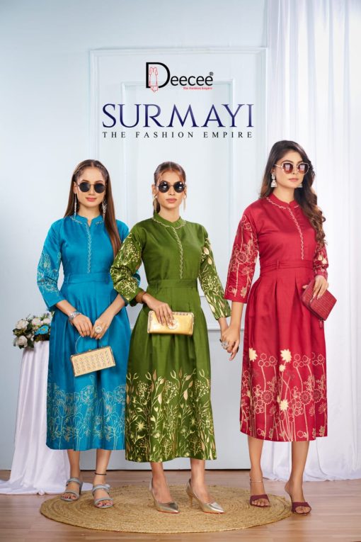 Deecee Surmayi Fancy Kurti Catalog 6 Pcs - Image 2