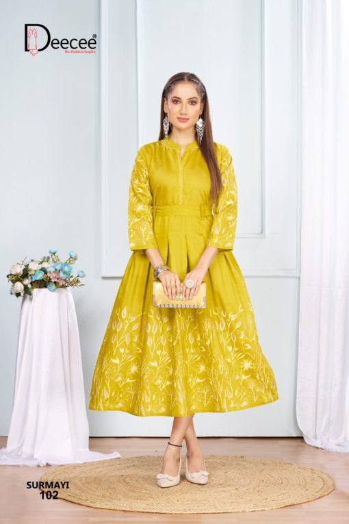 Deecee Surmayi Fancy Kurti Catalog 6 Pcs - Image 4