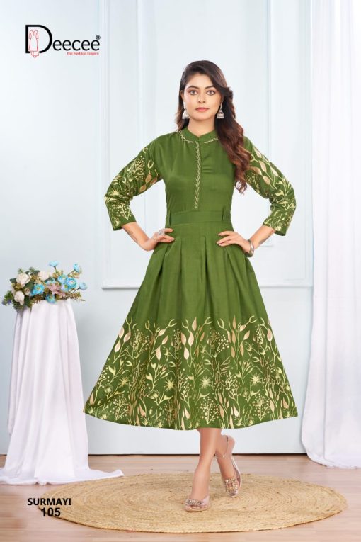 Deecee Surmayi Fancy Kurti Catalog 6 Pcs - Image 6