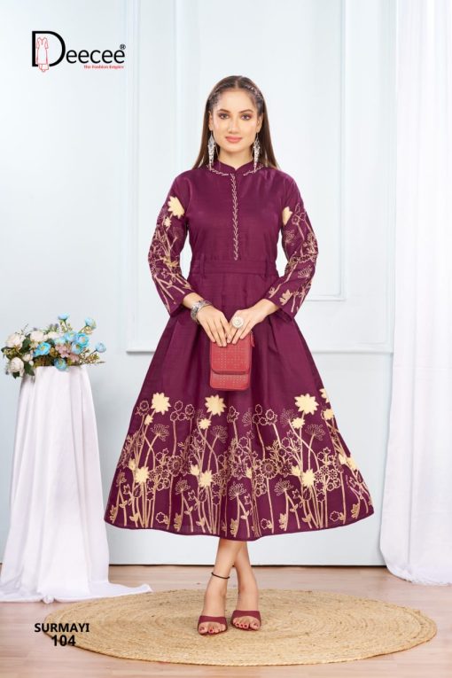 Deecee Surmayi Fancy Kurti Catalog 6 Pcs - Image 7