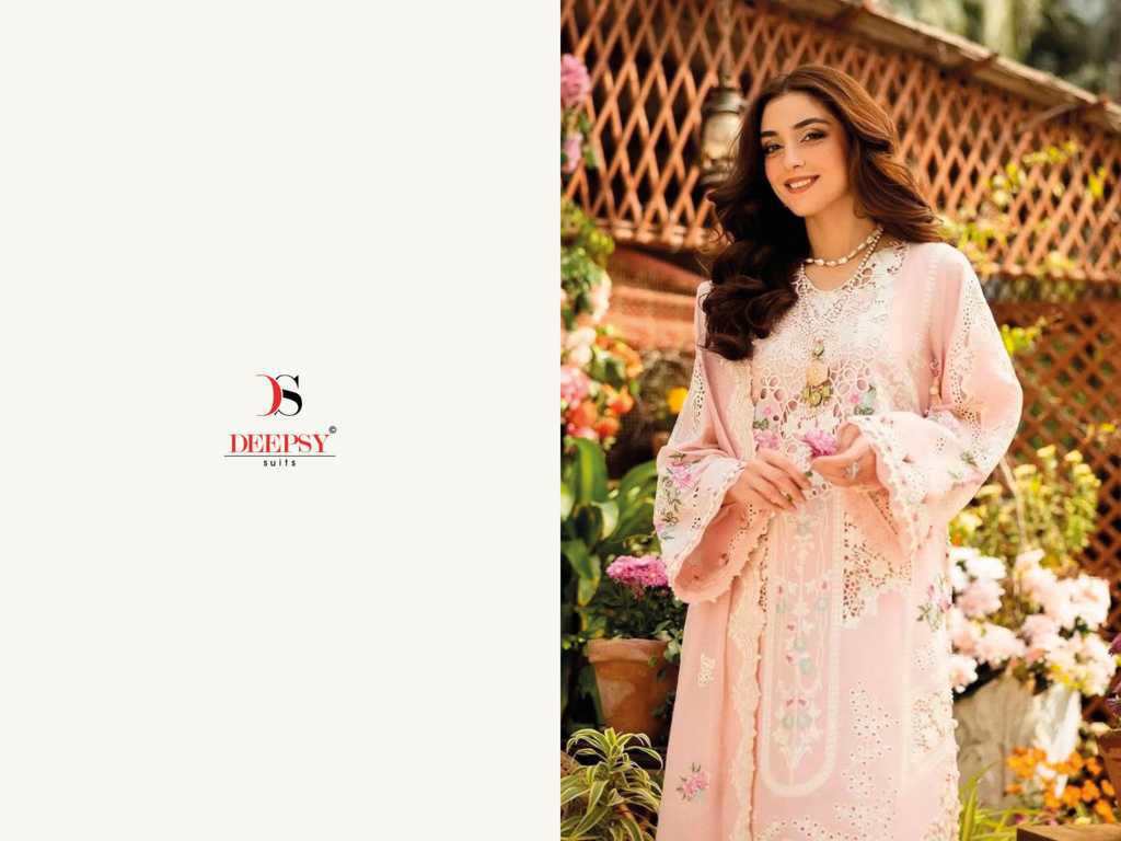 Deepsy Elaf Luxury Lawn 25 Vol 3 Cotton Salwar Suit Catalog 5 Pcs (11) Deepsy Elaf Luxury Lawn 25 Vol 3 Cotton Salwar Suit Catalog 5 Pcs - Image 12