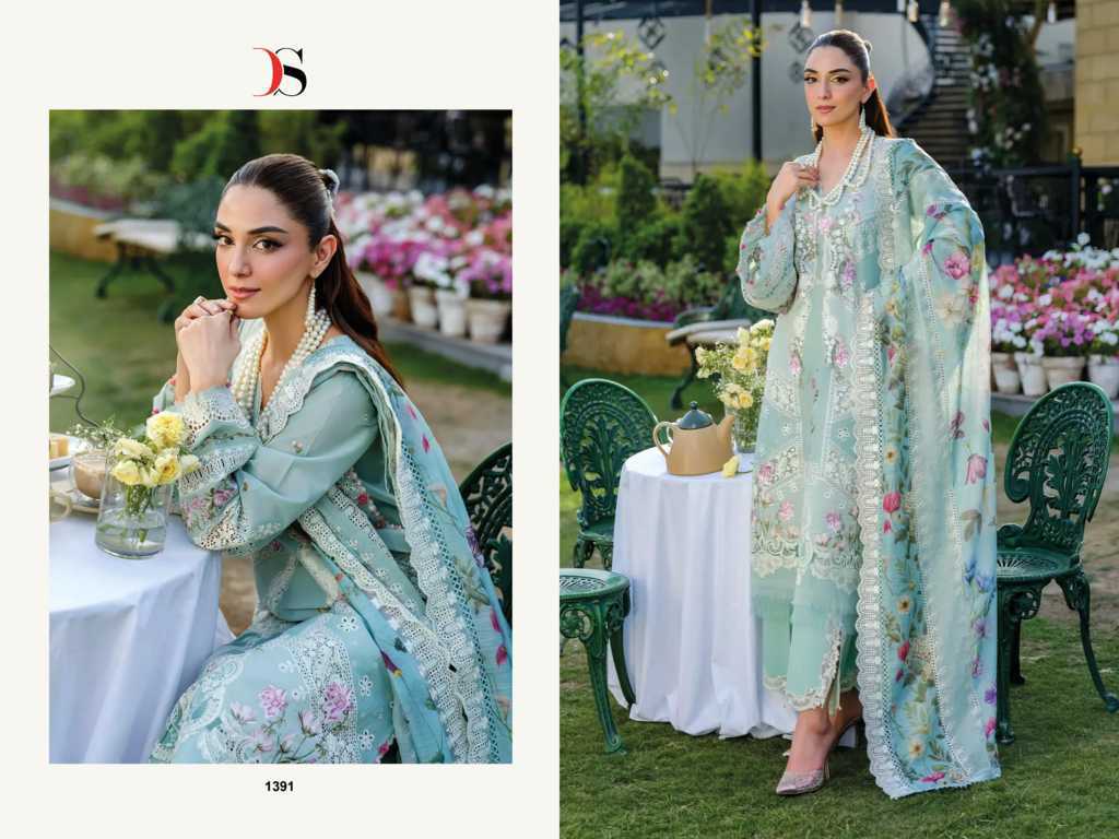 Deepsy Elaf Luxury Lawn 25 Vol 3 Cotton Salwar Suit Catalog 5 Pcs (3) Deepsy Elaf Luxury Lawn 25 Vol 3 Cotton Salwar Suit Catalog 5 Pcs - Image 4