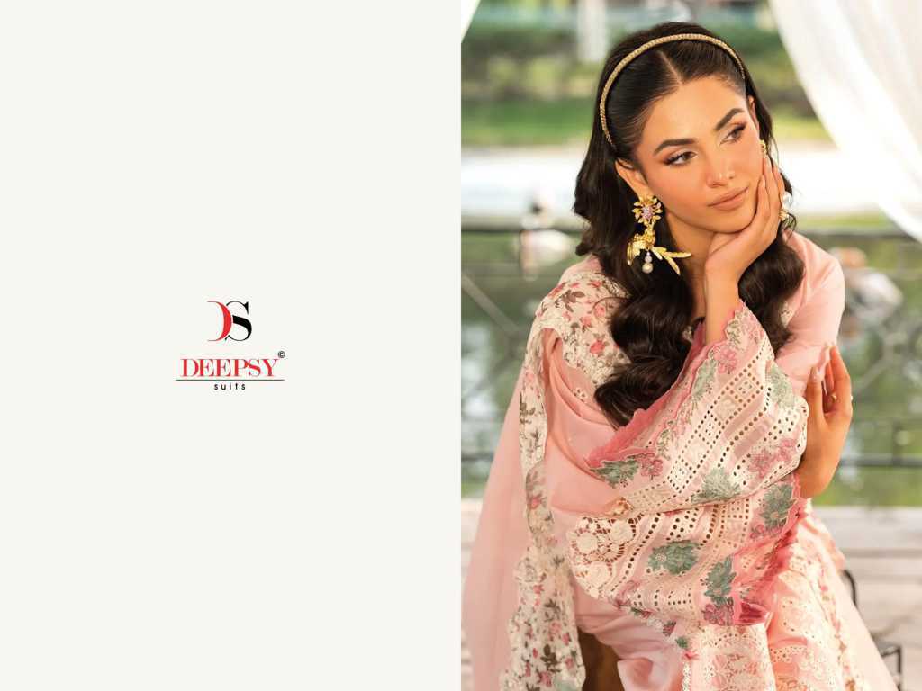 Deepsy Elaf Luxury Lawn 25 Vol 3 Cotton Salwar Suit Catalog 5 Pcs (5) Deepsy Elaf Luxury Lawn 25 Vol 3 Cotton Salwar Suit Catalog 5 Pcs - Image 6