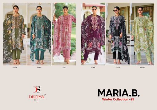 Deepsy Maria B Winter Collection Vol 25 Salwar Suit Catalog 6 Pcs - Image 11