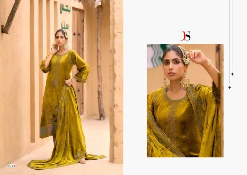 Deepsy Rang E Bahar Velvet Pashmina Salwar Suit Catalog 6 Pcs - Image 11