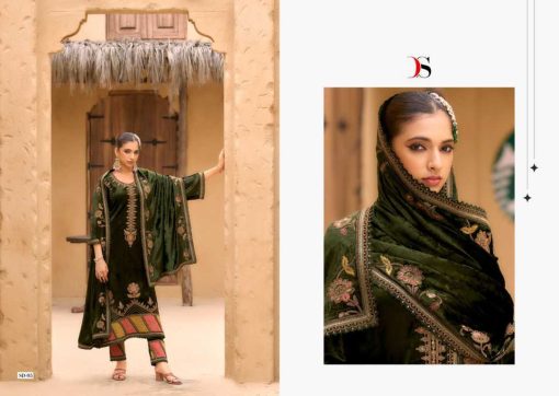 Deepsy Rang E Bahar Velvet Pashmina Salwar Suit Catalog 6 Pcs - Image 13