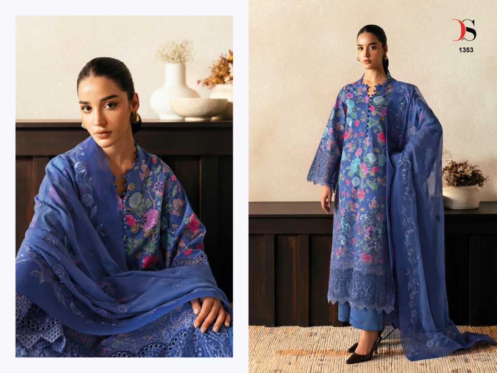 Deepsy Rungrez Chikankari Vol 25 Cotton Salwar Suit Catalog 6 Pcs (8) Deepsy Rungrez Chikankari Vol 25 Cotton Salwar Suit Catalog 6 Pcs - Image 9