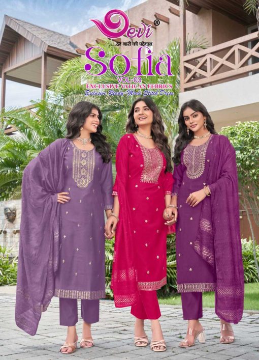 Devi Sofia Vol 3 Fancy Readymade Suit Catalog 8 Pcs 1 510x707 - Devi Sofia Vol 3 Fancy Readymade Suit Catalog 8 Pcs