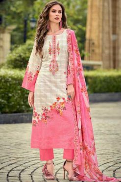 House of Lawn Bin Saeed Cotton Salwar Suit Catalog 4 Pcs