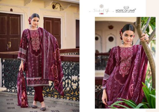 House of Lawn Nayra Vol 7 Cotton Salwar Suit Catalog 8 Pcs - Image 12