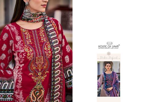 House of Lawn Nayra Vol 7 Cotton Salwar Suit Catalog 8 Pcs - Image 3
