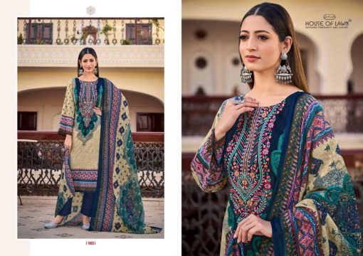 House of Lawn Nayra Vol 7 Cotton Salwar Suit Catalog 8 Pcs - Image 6