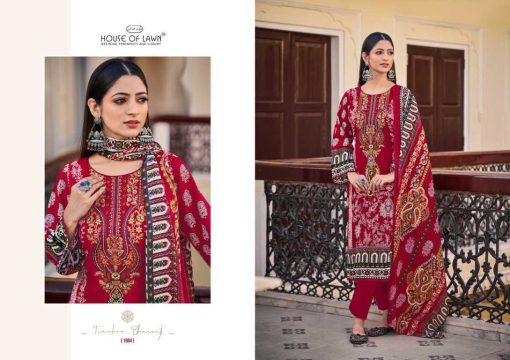 House of Lawn Nayra Vol 7 Cotton Salwar Suit Catalog 8 Pcs - Image 7