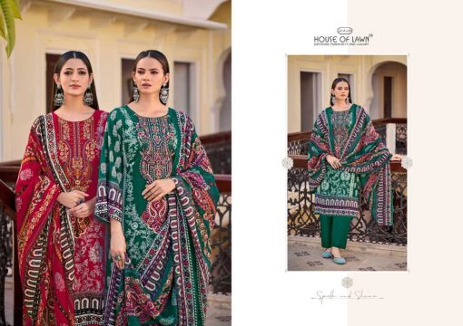 House of Lawn Nayra Vol 7 Cotton Salwar Suit Catalog 8 Pcs - Image 8