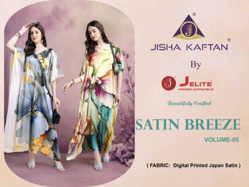 Jisha Satin Breeze Vol 5 Kurti Catalog 8 Pcs - Image 2