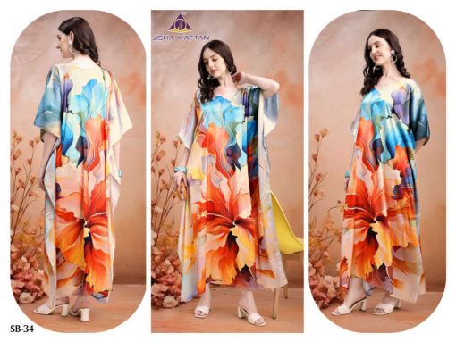 Jisha Satin Breeze Vol 5 Kurti Catalog 8 Pcs - Image 4