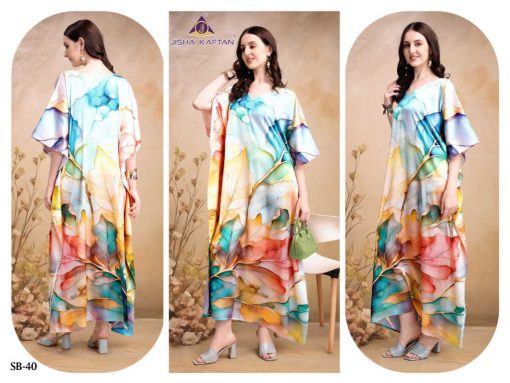Jisha Satin Breeze Vol 5 Kurti Catalog 8 Pcs - Image 10