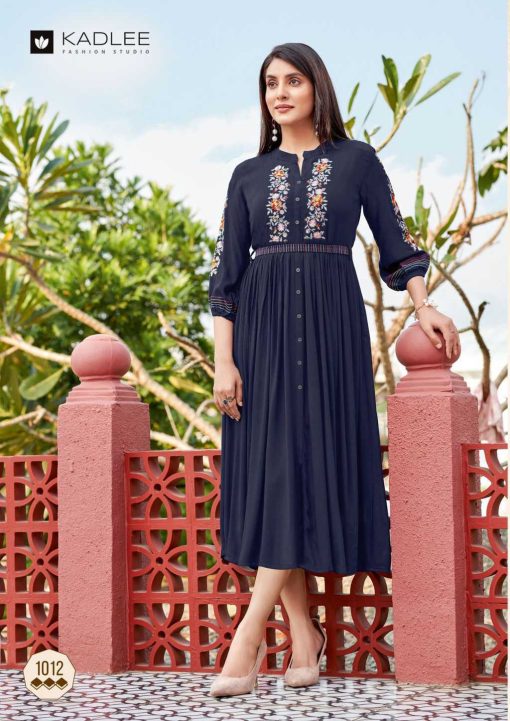 Kadlee Aashmin Vol 2 Rayon Kurti Catalog 6 Pcs - Image 3
