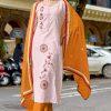 Kadlee Roohi Cotton Kurti with Dupatta Bottom Catalog 4 Pcs