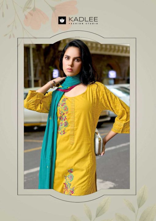 Kadlee Roohi Cotton Kurti with Dupatta Bottom Catalog 4 Pcs 2 510x719 - Kadlee Roohi Cotton Kurti with Dupatta Bottom Catalog 4 Pcs