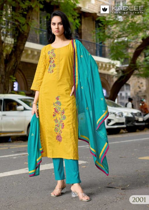 Kadlee Roohi Cotton Kurti with Dupatta Bottom Catalog 4 Pcs 3 510x719 - Kadlee Roohi Cotton Kurti with Dupatta Bottom Catalog 4 Pcs