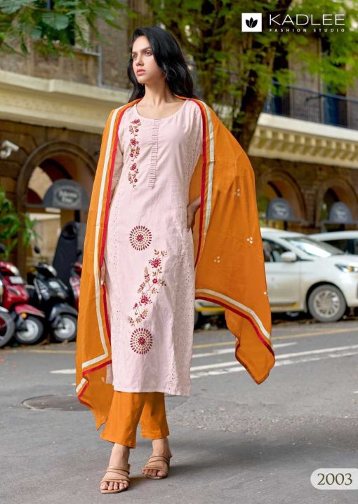 Kadlee Roohi Cotton Kurti with Dupatta Bottom Catalog 4 Pcs 5 510x719 - Kadlee Roohi Cotton Kurti with Dupatta Bottom Catalog 4 Pcs