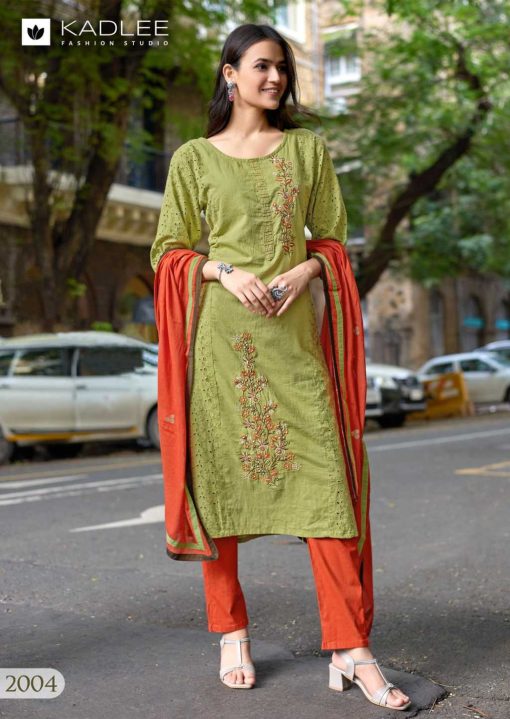 Kadlee Roohi Cotton Kurti with Dupatta Bottom Catalog 4 Pcs 6 510x719 - Kadlee Roohi Cotton Kurti with Dupatta Bottom Catalog 4 Pcs