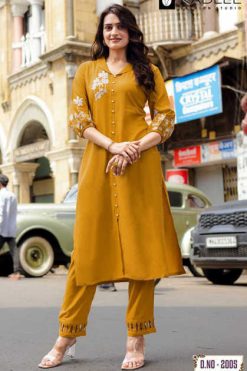Kadlee Silver Stone Rayon Kurti with Bottom Catalog 6 Pcs 247x371 - Surat Fabrics