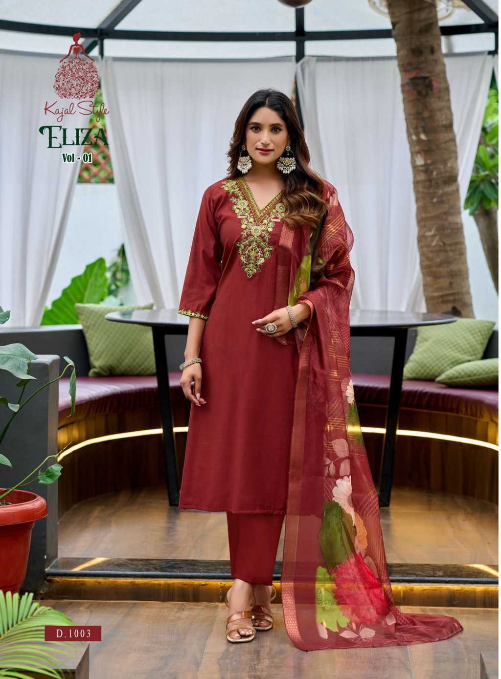 Kajal Style Eliza Vol 1 Fancy Kurti with Dupatta Bottom Catalog 8 Pcs (5) Kajal Style Eliza Vol 1 Fancy Kurti with Dupatta Bottom Catalog 8 Pcs - Image 6