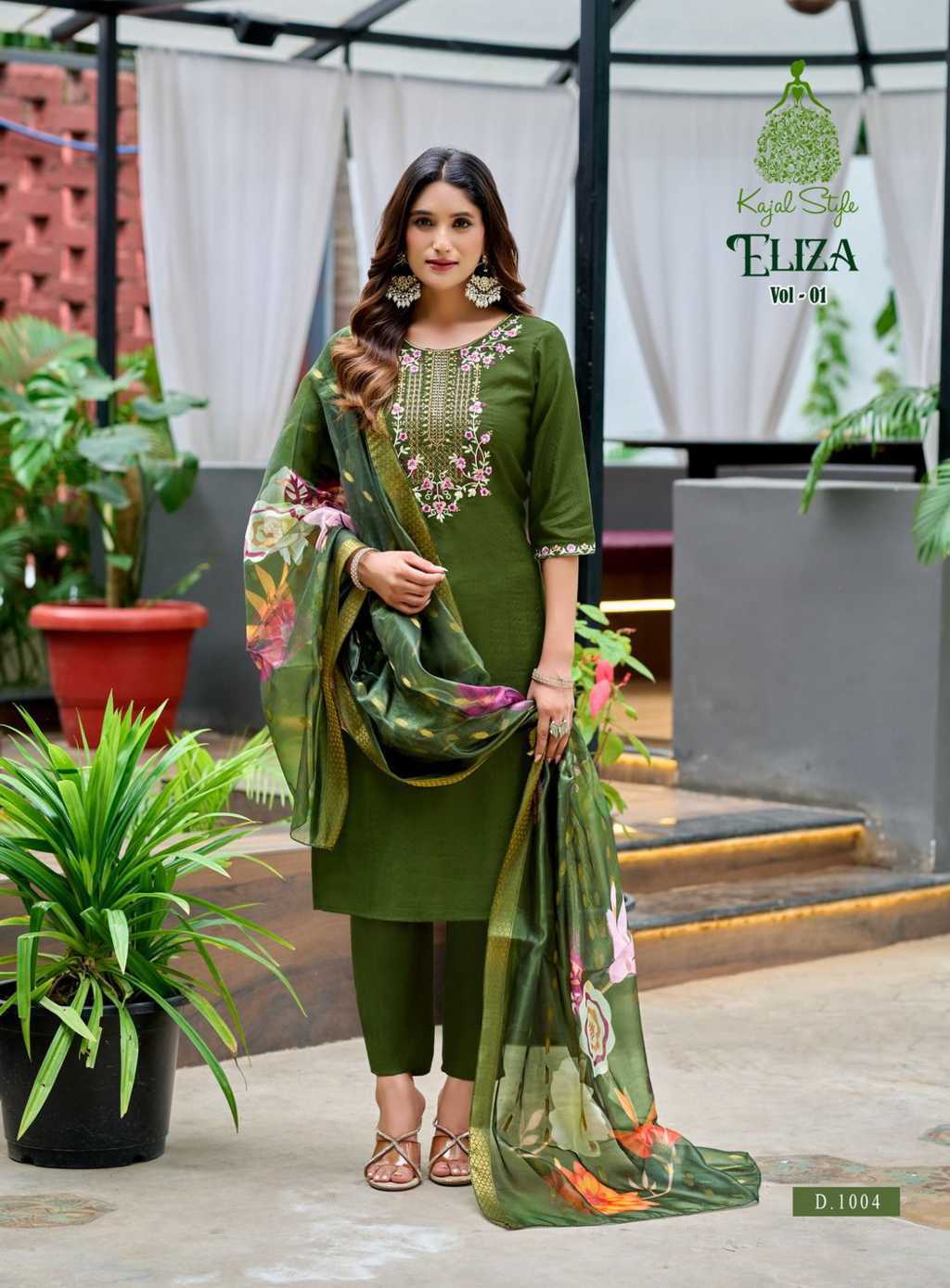 Kajal Style Eliza Vol 1 Fancy Kurti with Dupatta Bottom Catalog 8 Pcs (6) Kajal Style Eliza Vol 1 Fancy Kurti with Dupatta Bottom Catalog 8 Pcs - Image 7