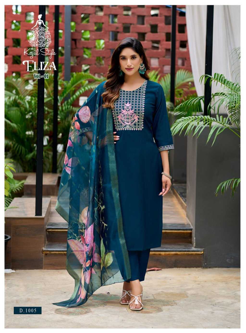Kajal Style Eliza Vol 1 Fancy Kurti with Dupatta Bottom Catalog 8 Pcs (7) Kajal Style Eliza Vol 1 Fancy Kurti with Dupatta Bottom Catalog 8 Pcs - Image 8