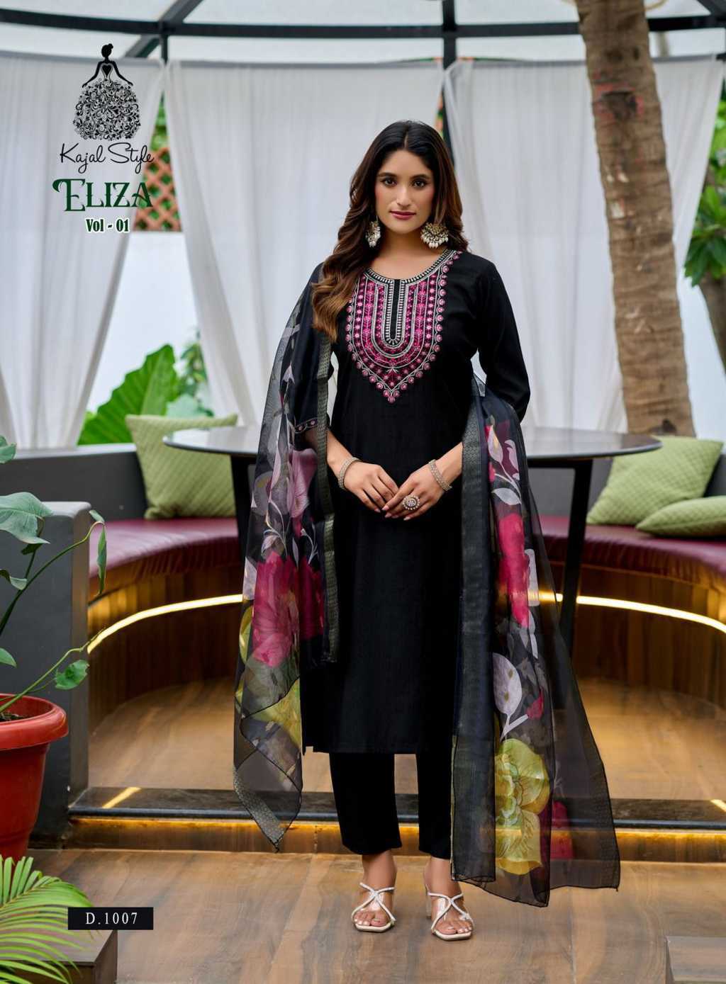 Kajal Style Eliza Vol 1 Fancy Kurti with Dupatta Bottom Catalog 8 Pcs (9) Kajal Style Eliza Vol 1 Fancy Kurti with Dupatta Bottom Catalog 8 Pcs - Image 10