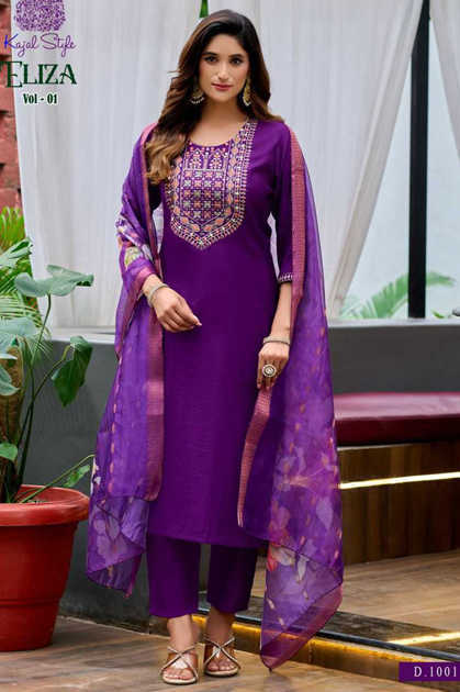 Kajal Style Eliza Vol 1 Fancy Kurti with Dupatta Bottom Catalog 8 Pcs Kajal Style Eliza Vol 1 Fancy Kurti with Dupatta Bottom Catalog 8 Pcs
