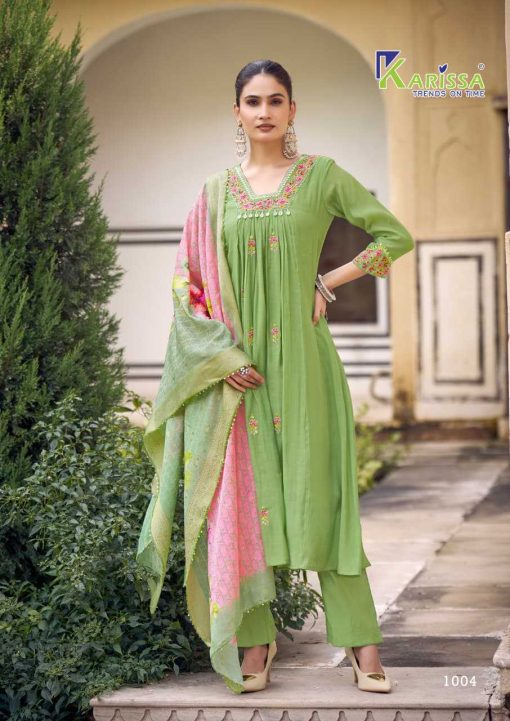 Karissa Simaran Kurti with Dupatta Bottom Viscose Catalog 4 Pcs - Image 6