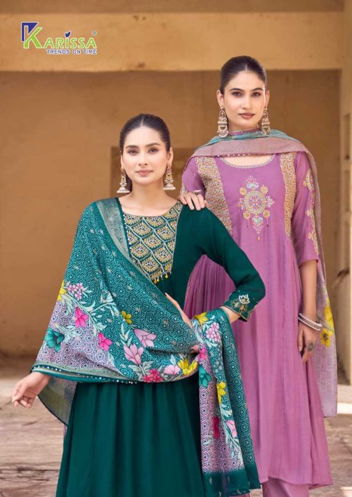 Karissa Simaran Kurti with Dupatta Bottom Viscose Catalog 4 Pcs - Image 7
