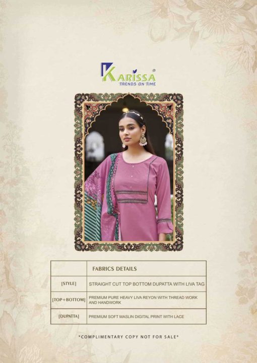 Karissa Vidisha Vol 10 Kurti with Dupatta Bottom Rayon Catalog 6 Pcs - Image 12