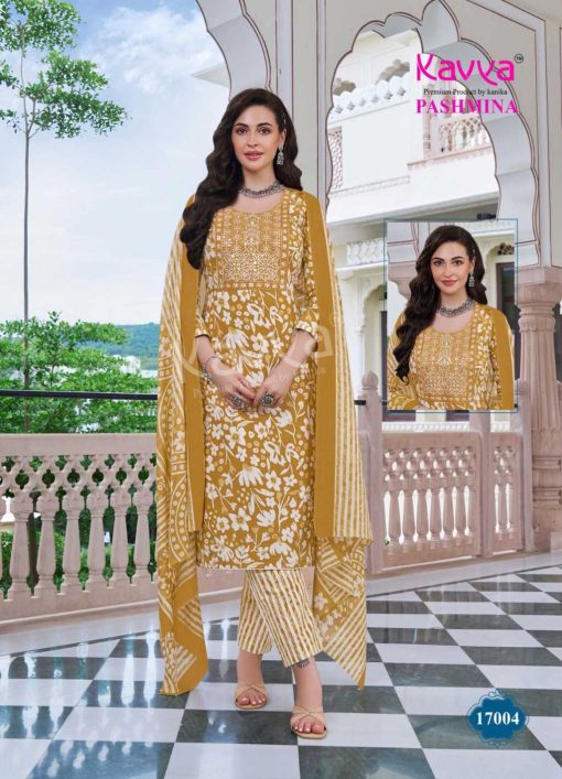 Kavya Pashmina Vol 17 Readymade Suit Catalog 10 Pcs 5 510x707 - Kavya Pashmina Vol 17 Readymade Suit Catalog 10 Pcs