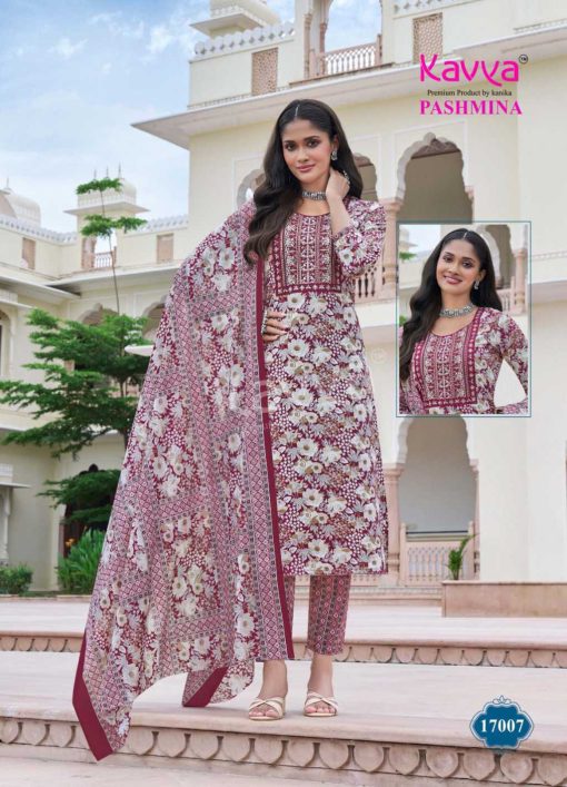 Kavya Pashmina Vol 17 Readymade Suit Catalog 10 Pcs 9 510x707 - Kavya Pashmina Vol 17 Readymade Suit Catalog 10 Pcs
