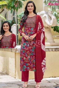 Kavya Ruchika Vol 1 Fancy Readymade Suit Catalog 10 Pcs