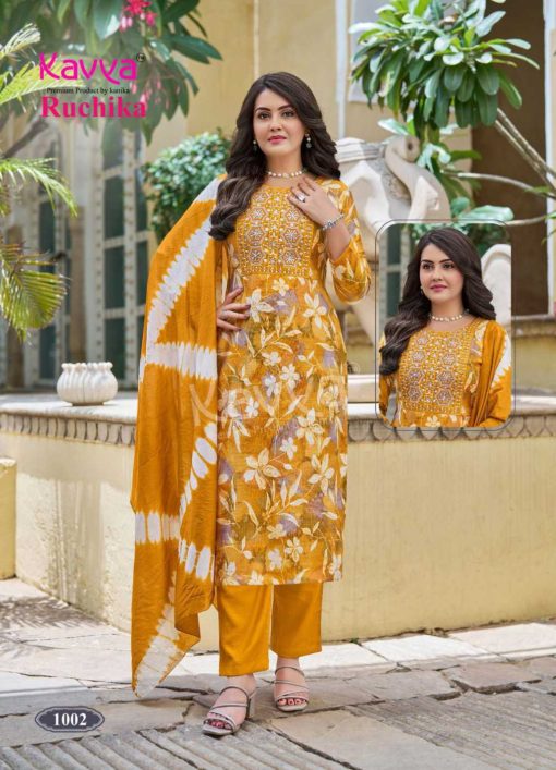 Kavya Ruchika Vol 1 Fancy Readymade Suit Catalog 10 Pcs - Image 4